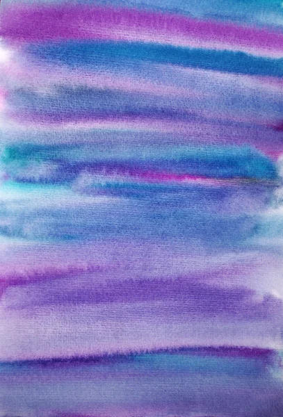 Watercolor hand painted art background for scrapbooking design — Stock Photo, Image