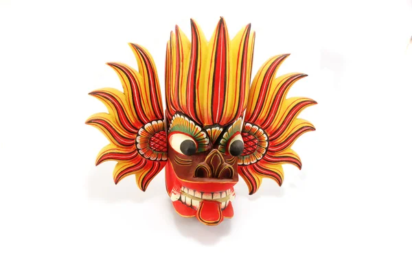 Традиционная красочная маска Шри-Ланки — стоковое фото