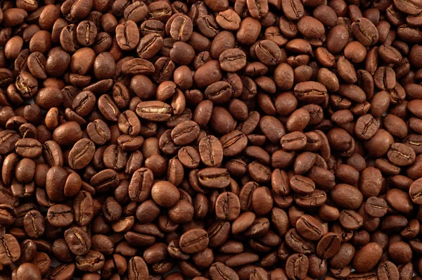 Kaffeebohnen natürlichen Hintergrund — Stockfoto