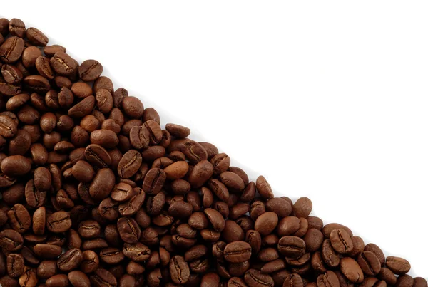 stock image Coffee beans diagonal empty frame