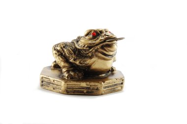 Chinese Feng Shui Money Frog, or Chan Chu - symbol of wealth clipart
