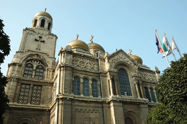 Entschlafung der Theotokos-Kathedrale in Varna, Bulgarien — Stockfoto