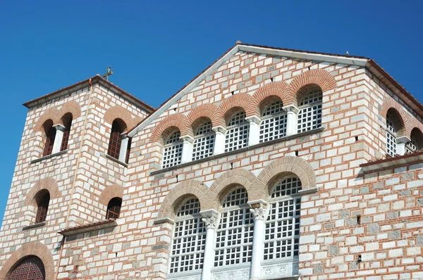 Byzantinske ortodokse kirke Aghios Demetrios i Thessaloniki - Stock-foto