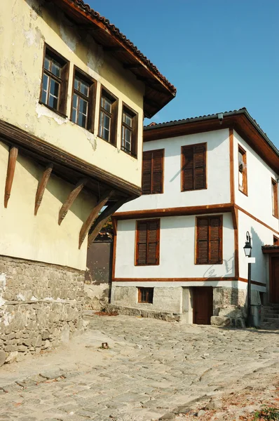 Ulicy średniowiecznego Starego Miasta w plovdiv, Bułgaria — Zdjęcie stockowe