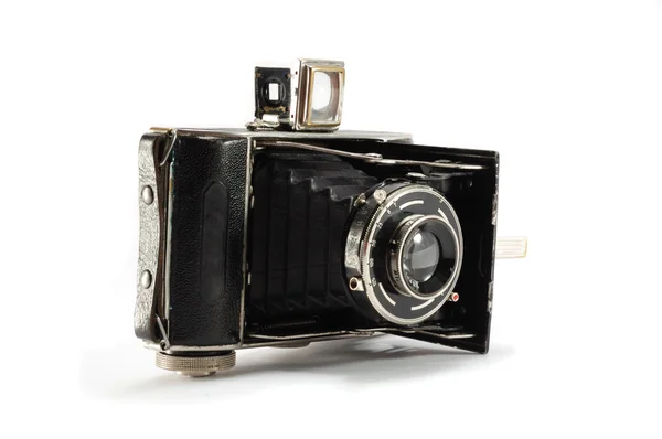 Stare zdjęcie kamerą na białym tle — Zdjęcie stockowe