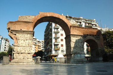 Arch of Galerius in Thessaloniki, Greece, unesco heritage site clipart