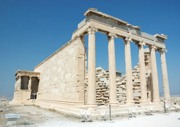 Famous world landmark - ruins of acropolis in Athens,Greece — Stock Photo, Image