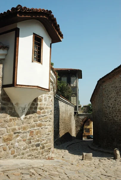 Ortaçağ Caddesi Eski Şehir Merkezinin Plovdiv Bulgaristan — Stok fotoğraf
