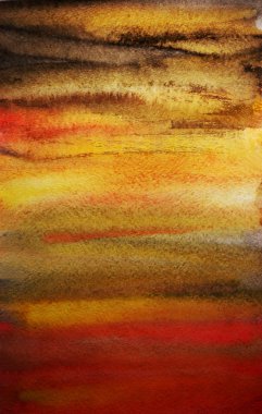 Dramatic watercolor bright hand painted art background clipart