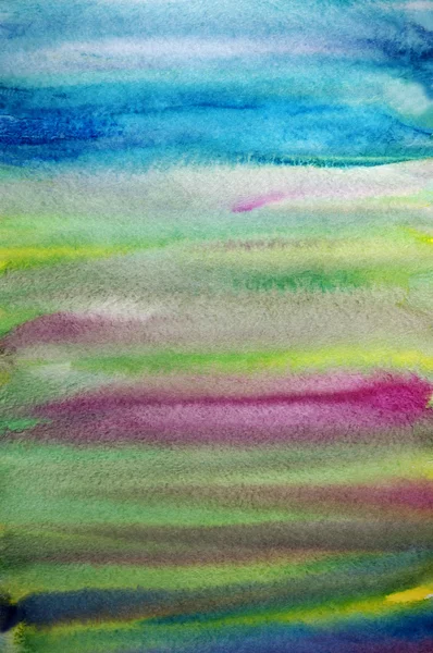 Watercolor creative striped hand painted art background — Stock Photo, Image