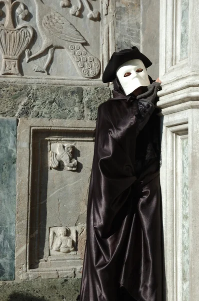 Kostüm von casanova, venezianischer Karneval, Italien, 2011 — Stockfoto