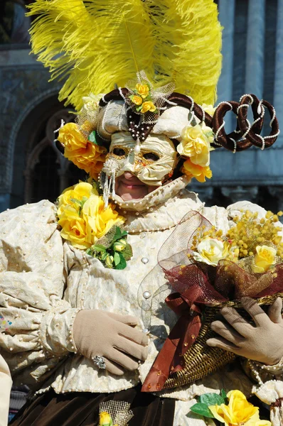 2011 意大利威尼斯狂欢节的面具 — 图库照片
