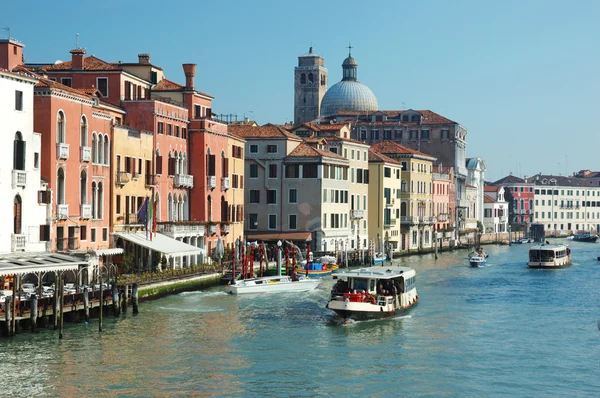 Widok grand canal Wenecja, Włochy — Zdjęcie stockowe