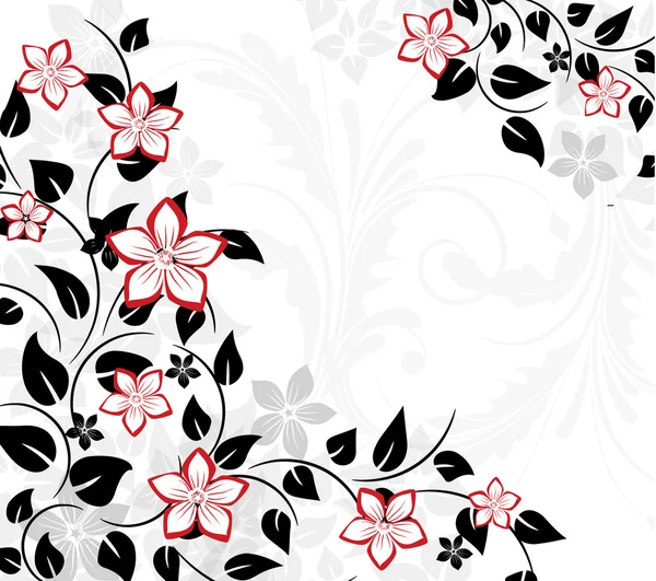 stock vector Floral background