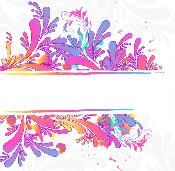 Färgglada blommor bakgrund, vektor illustration — Stock vektor