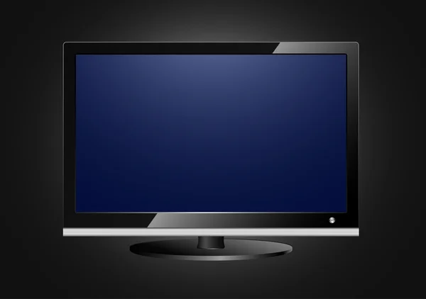 Телевизор Плоским Экраном Плазма — стоковый вектор