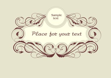 Decorative banner clipart