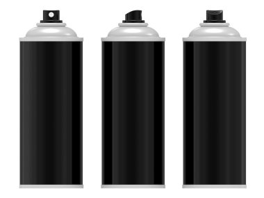 Spray cans clipart