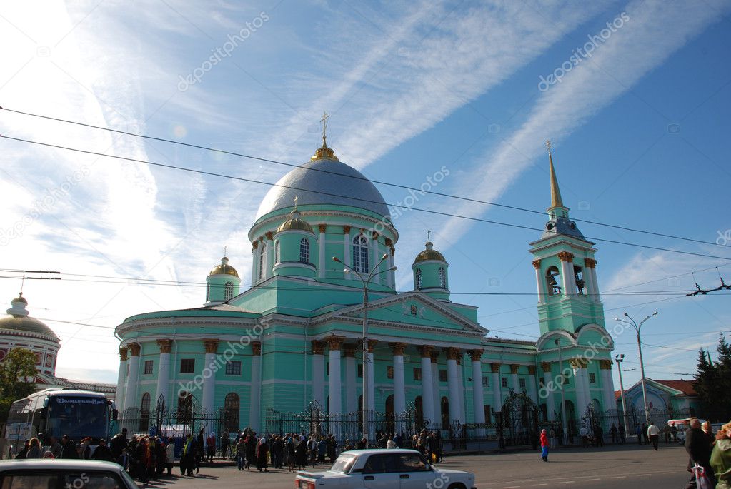 Kursk. Znamensky a monastery. A cathedral of an icon of Bozhiej