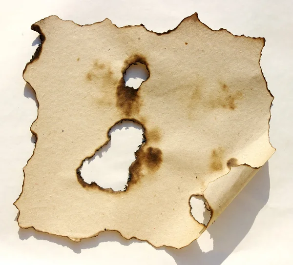 Carta bruciata — Foto Stock