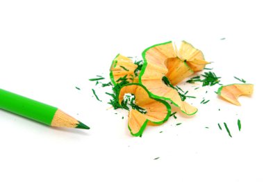 Green pencil clipart