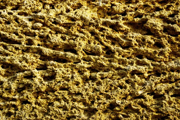 Πέτρινο Τοίχο Από Ψαμμίτη — Φωτογραφία Αρχείου