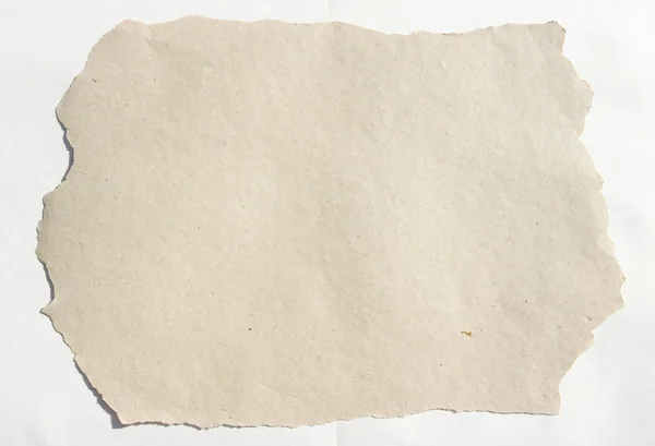 白地に焼けた紙 — ストック写真