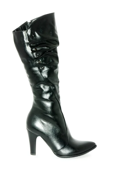 Czarne buty kobiece — Zdjęcie stockowe