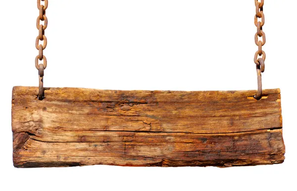 Znak drewna Obraz Stockowy