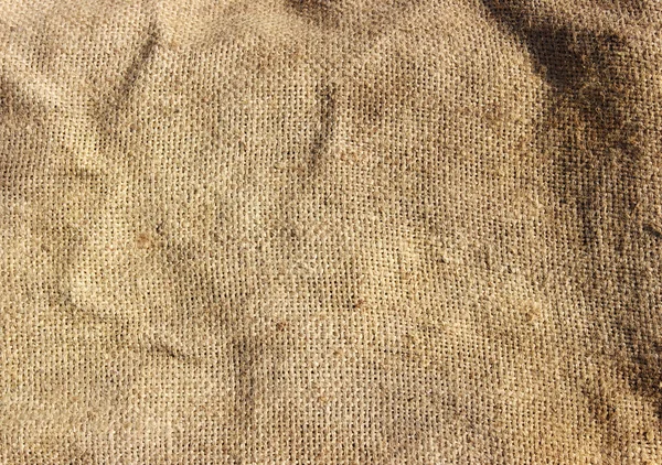Brown burlap cloth — Stock Photo, Image