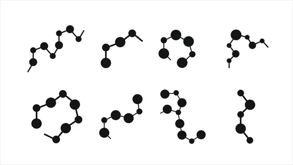 Molecuul set — Stockvector