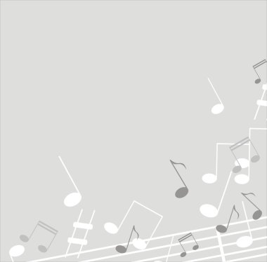 Notes music background clipart