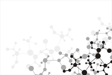 Molecule background clipart