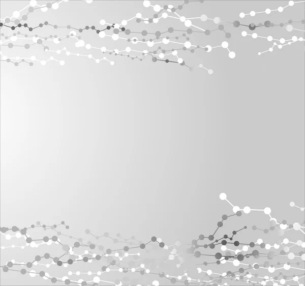 Fond des molécules — Image vectorielle