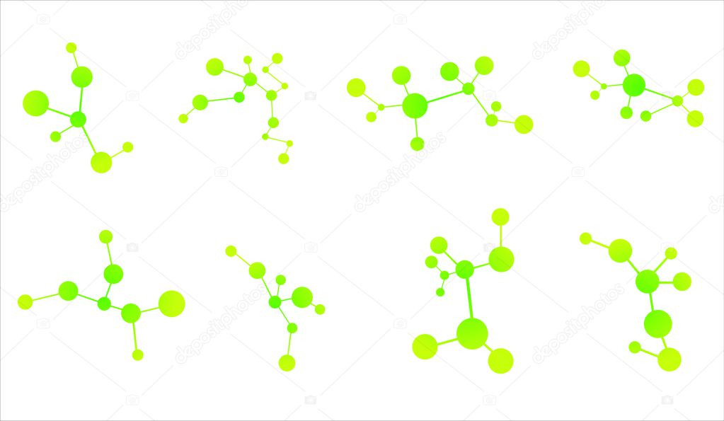 Molecules background