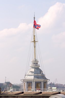 peter ve paul fortress, saint petersburg, Rusya'nın kuleye bakış.