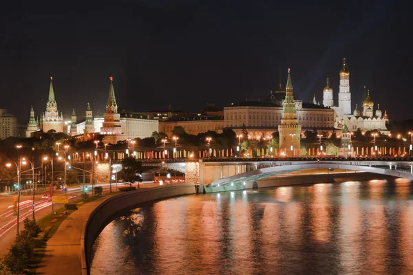 Nocny kreml — Zdjęcie stockowe