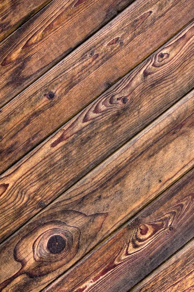 Texture bois brun avec motifs naturels — Photo
