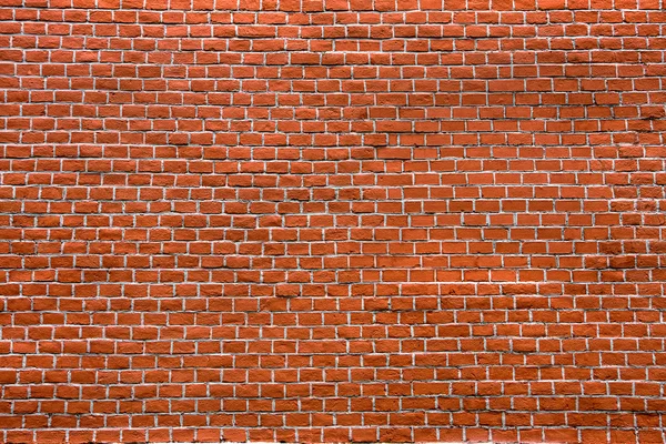 Fragment einer roten Ziegelmauer — Stockfoto
