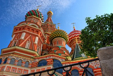 St. Basil's Cathedral in Moscow, Russia clipart