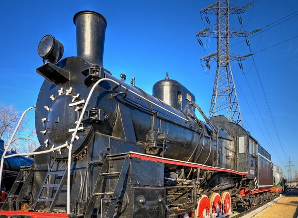 Ancient steam locomotive — Stock Photo, Image