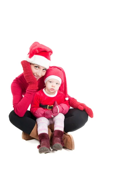 Noel Anne ve kızı Studio — Stok fotoğraf