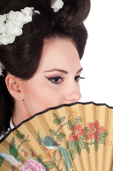 Retrato de geisha — Foto de Stock