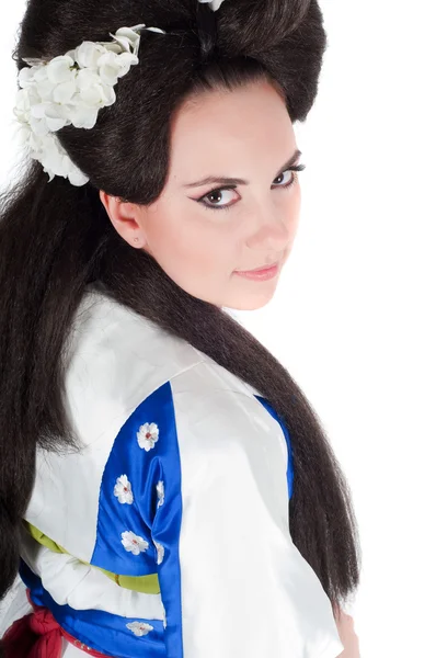 Porträt der Geisha — Stockfoto