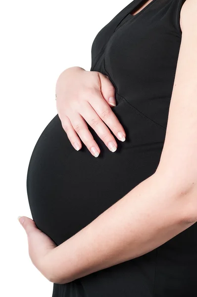 妊娠中の女性の腹 — ストック写真