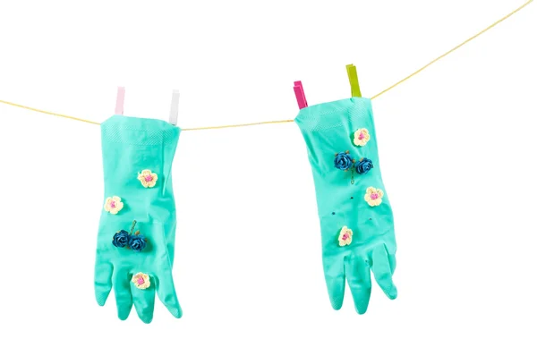 Conceptual photo with gloves — Stock Photo, Image