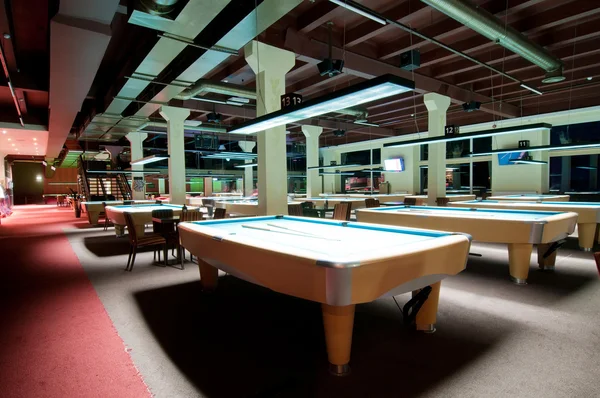Shot Billiard Room Tables Interior — Stock Photo, Image