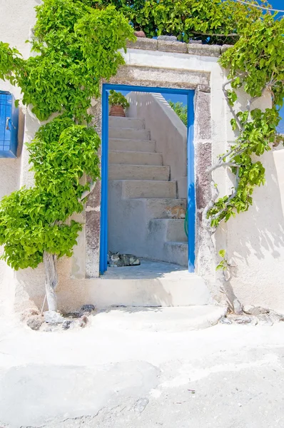 Santorini beautiful buildings — Stock Photo, Image