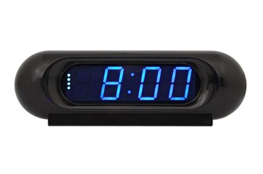 Desktop electronic clock clipart