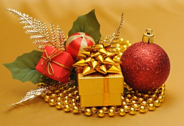 Christmas gifts and decorations clipart